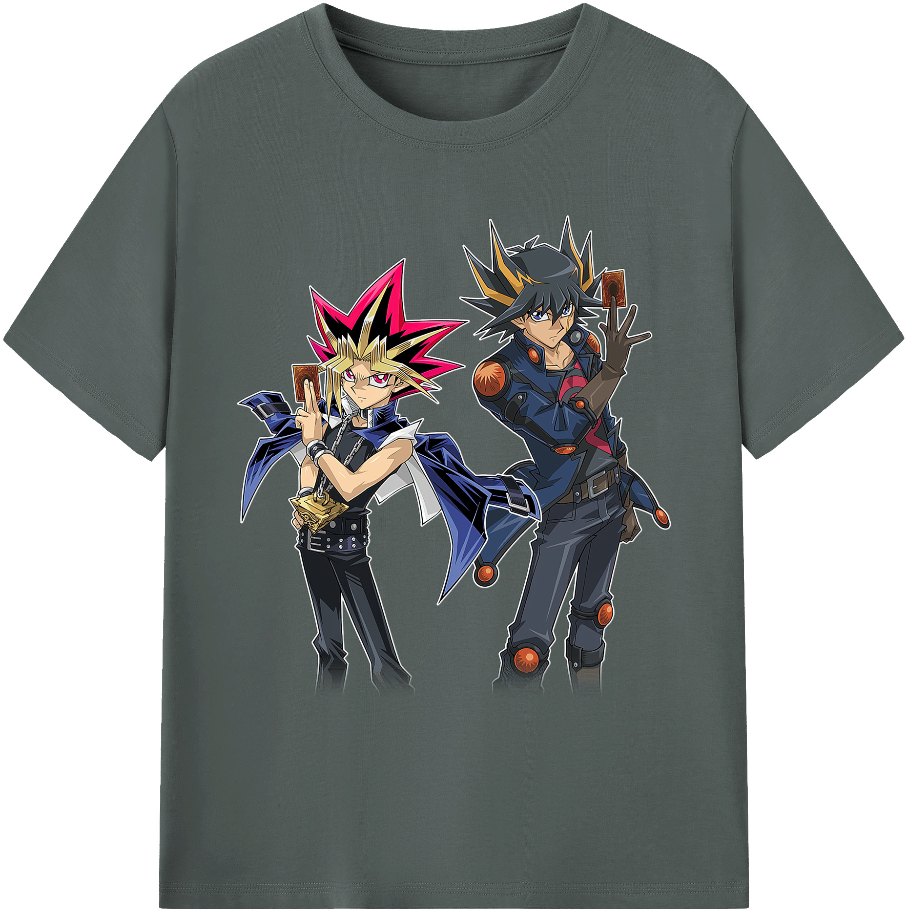 （画像用） 遊☆戯☆王 Yu-Gi-Oh! 綿100％ メンズ半袖Tシャツ｜肌触りやわらか＆通気性